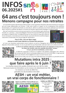 Lettre d'infos #1 juin 2025