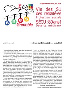 Supplément au bulletin n°250