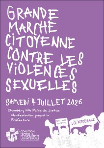 Pour une loi intégrale contre les violences sexistes et sexuelles : manif le&nbsp;(…)