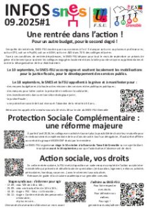 Lettre d'infos #1 septembre 2025