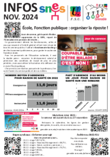 Lettre d'infos - novembre 2024