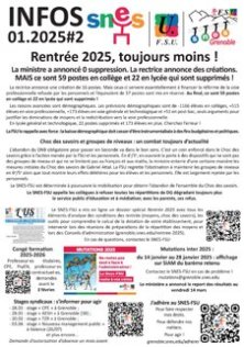 Lettre d'infos #2 - janvier 2025