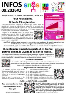 Lettre d'infos #2 septembre 2026