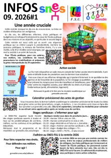 Lettre d'infos #1 septembre 2026