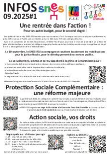 Lettre d'infos #1 septembre 2025