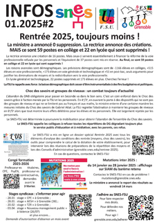 Lettre d'infos #2 - janvier 2025