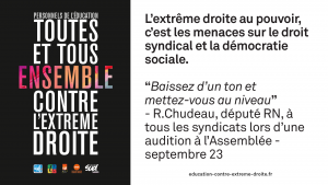 Pourquoi l'extrême droite est une menace : vidéo FSU