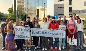 les AED de Boissy d'Anglas en lutte