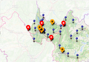 Budget des collèges 73 : carte de la mobilisation du 13 novembre