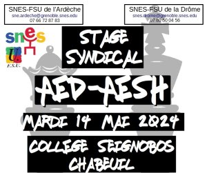 [STAGE] AED et AESH : connaître ses droits et les defendre