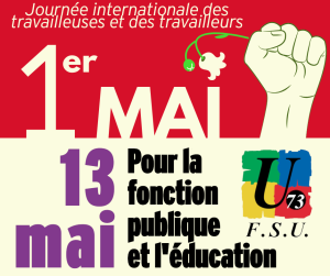 1er mai contre l'extrême droite et pour le progrès social ! 13 mai pour (…)