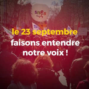 Journée de grève et manifestations dans l'Éducation, jeudi 23 septembre