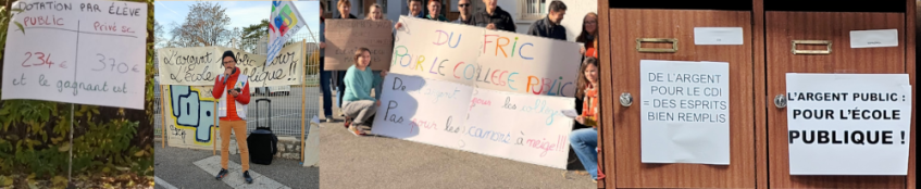 13 novembre : mobilisation réussie pour le budget des collèges de Savoie !